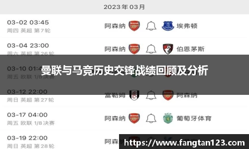 曼联与马竞历史交锋战绩回顾及分析